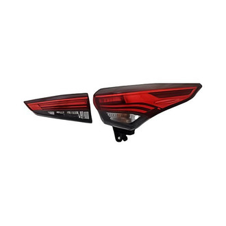 Replacement - Passenger Side Driver and Passenger Side Inner and Outer Tail Light Set (CAPA Certified)