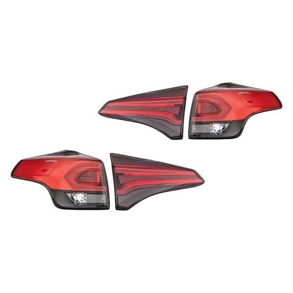 Replacement - Inner and Outer Tail Light Set, Toyota RAV4