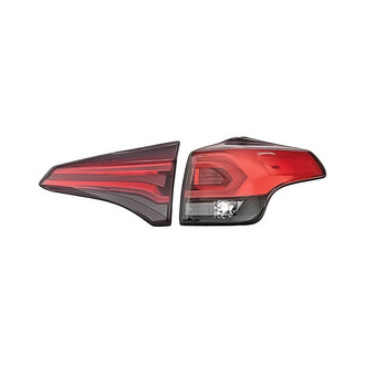 Replacement - Passenger Side Driver and Passenger Side Inner and Outer Tail Light Set (CAPA Certified)
