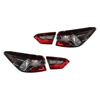 Replacement - Driver and Passenger Side Inner and Outer Tail Light Set (Standard Line)