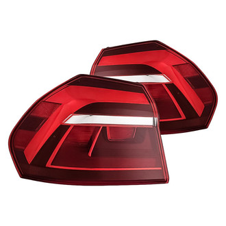Replacement - Driver and Passenger Side Outer Tail Light Set (CAPA Certified)