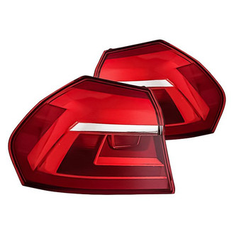 Replacement - Driver and Passenger Side Outer Tail Light Set (CAPA Certified)