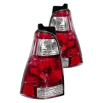 Replacement - Driver and Passenger Side Tail Light Lens and Housing Set (Standard Line)