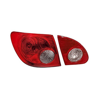Replacement - Driver Side Driver and Passenger Side Inner and Outer Tail Light Set (Standard Line)