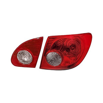 Replacement - Passenger Side Driver and Passenger Side Inner and Outer Tail Light Set (Standard Line)