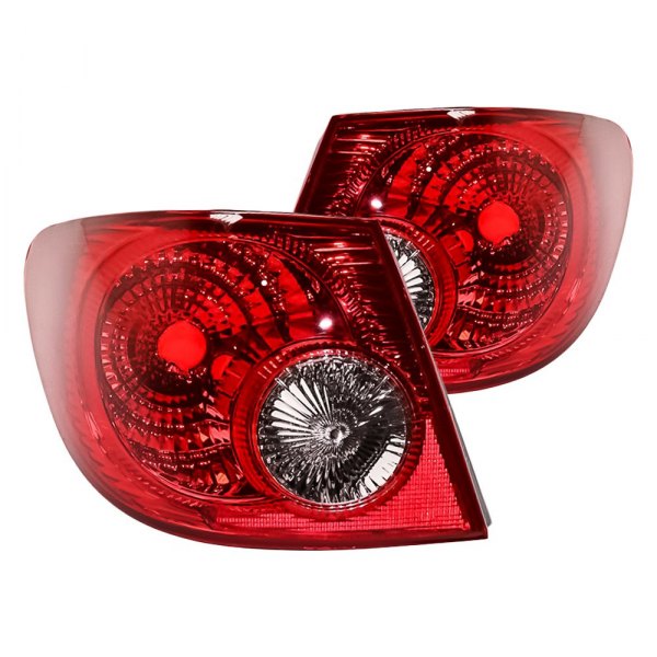 Replacement - Outer Tail Light Lens and Housing Set, Toyota Corolla