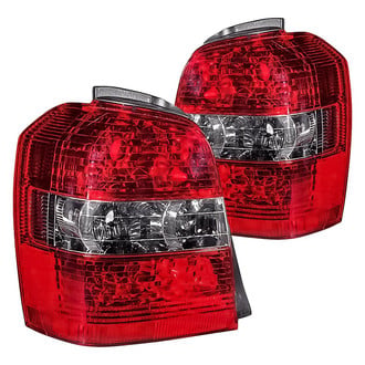 Replacement - Driver and Passenger Side Tail Light Lens and Housing Set (Standard Line)