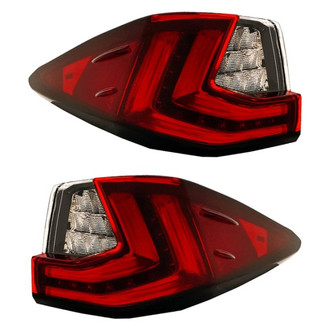Replacement - Driver and Passenger Side Outer Tail Light Lens and Housings (CAPA Certified)