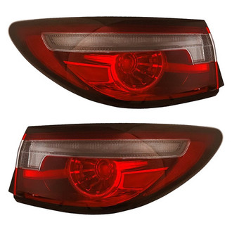 Replacement - Driver and Passenger Side Outer Tail Lights (CAPA Certified)