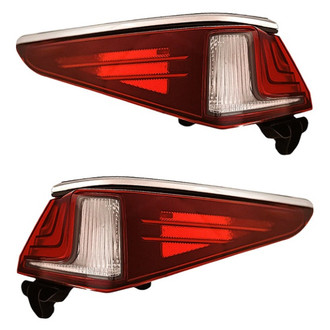 Replacement - Driver and Passenger Side Outer Tail Lights (CAPA Certified)