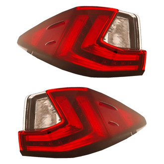 Replacement - Driver and Passenger Side Outer Tail Lights (CAPA Certified)