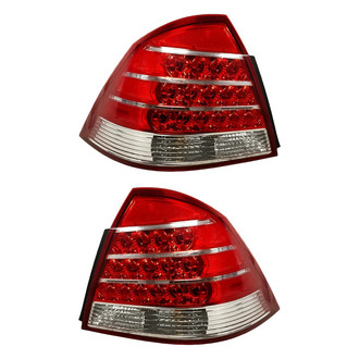 Replacement - Driver and Passenger Side Tail Light Lens and Housings (Standard Line)