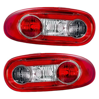 Replacement - Driver and Passenger Side Tail Light Lens and Housings (Standard Line)