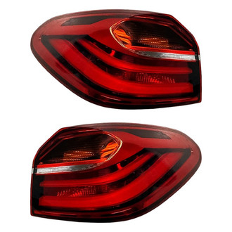 Replacement - Driver and Passenger Side Outer Tail Light Lens and Housings (Standard Line)