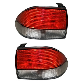 Replacement - Driver and Passenger Side Outer Tail Light Lens and Housings (Standard Line)