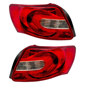 Replacement - Driver and Passenger Side Tail Light Lens and Housings (Standard Line)