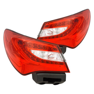 Replacement - Driver and Passenger Side Tail Light Lens and Housings (Standard Line)