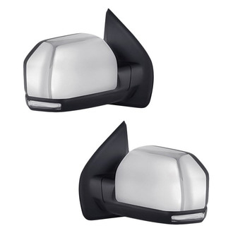 Replacement - Driver and Passenger Side Power View Mirror Set (Heated, Foldaway) (Standard Line)