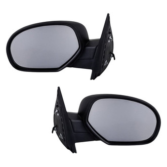 Replacement - Driver and Passenger Side Power View Mirror Set (Non-Heated, Foldaway) (Standard Line)