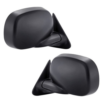 Replacement - Driver and Passenger Side Power Remote View Mirror Set (Heated, Foldaway) (Standard Line)