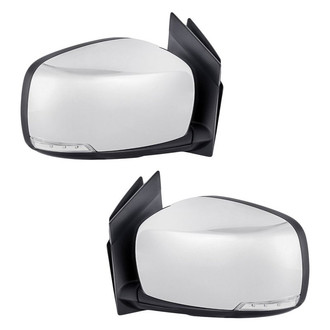 Replacement - Driver and Passenger Side Power View Mirror Set (Heated, Foldaway) (Standard Line)