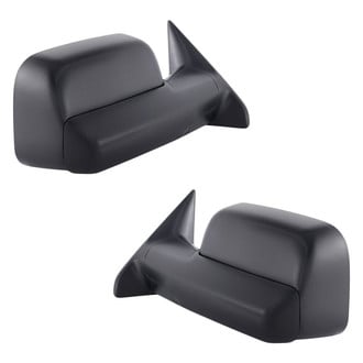 Replacement - Driver and Passenger Side Manual Towing Mirror Set (Non-Heated, Foldaway) (Standard Line)