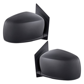 Replacement - Driver and Passenger Side Manual View Mirror Set (Non-Heated, Foldaway) (Standard Line)