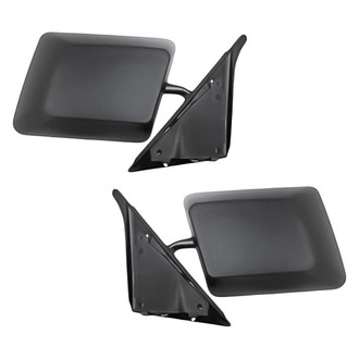 Replacement - Driver and Passenger Side Manual View Mirror Set (Non-Heated, Foldaway) (Standard Line)