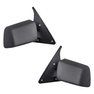Replacement - Driver and Passenger Side Manual View Mirror Set (Non-Heated, Non-Foldaway) (Standard Line)