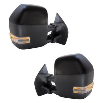 Replacement - Driver and Passenger Side Power Towing Mirror Set (Heated, Foldaway) (Standard Line)