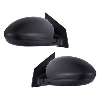 Replacement - Driver and Passenger Side Manual View Mirror Set (Non-Heated, Foldaway) (Standard Line)