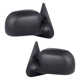 Replacement - Driver and Passenger Side Manual View Mirror Set (Non-Heated, Foldaway) (Standard Line)