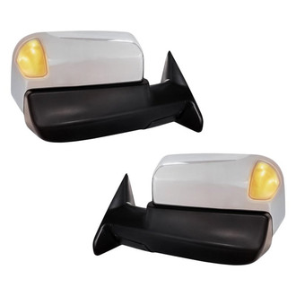 Replacement - Driver and Passenger Side Power View Mirror Set (Heated, Foldaway) (Standard Line)