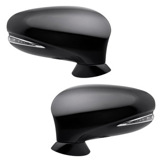 Replacement - Driver and Passenger Side Power View Mirror Set (Heated, Foldaway) (Standard Line)