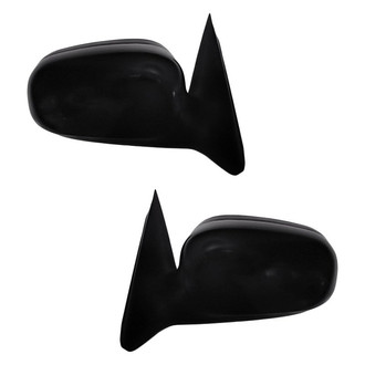 Replacement - Driver and Passenger Side Power Remote View Mirror Set (Non-Heated, Foldaway) (Standard Line)