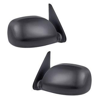 Replacement - Driver and Passenger Side Power Remote View Mirror Set (Heated, Foldaway) (Standard Line)