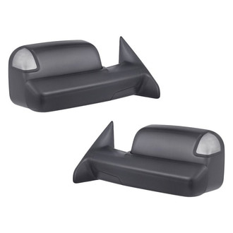 Replacement - Driver and Passenger Side Power Towing Mirror Set (Heated, Foldaway) (Standard Line)