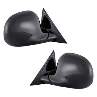 Replacement - Driver and Passenger Side Power Remote View Mirror Set (Non-Heated, Foldaway) (Standard Line)