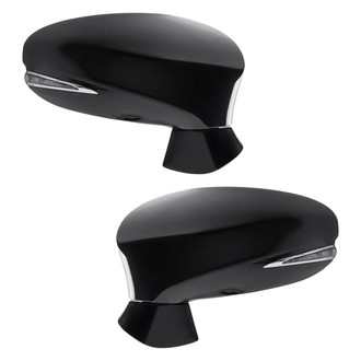 Replacement - Driver and Passenger Side Power View Mirror Set (Heated, Foldaway) (Standard Line)
