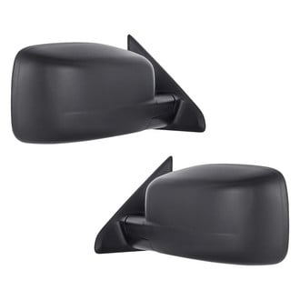 Replacement - Driver and Passenger Side Manual View Mirror Set (Non-Heated, Foldaway) (Standard Line)