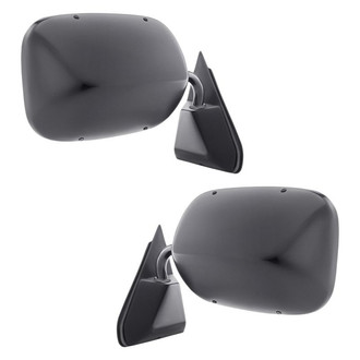Replacement - Driver and Passenger Side Manual View Mirror Set (Non-Heated, Foldaway) (Standard Line)