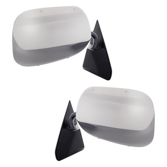 Replacement - Driver and Passenger Side Manual View Mirror Set (Non-Heated, Foldaway) (Standard Line)