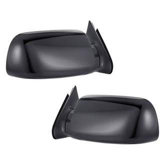 Replacement - Driver and Passenger Side Manual View Mirror Set (Non-Heated, Foldaway) (Standard Line)
