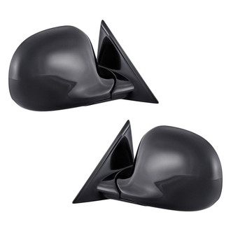 Replacement - Driver and Passenger Side Power Remote View Mirror Set (Heated, Foldaway) (Standard Line)