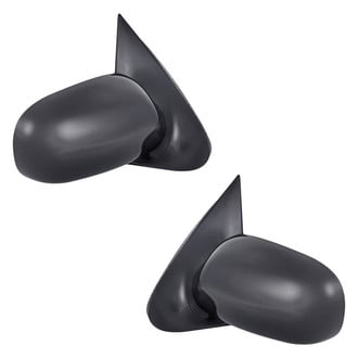 Replacement - Driver and Passenger Side Manual View Mirror Set (Non-Heated, Non-Foldaway) (Standard Line)