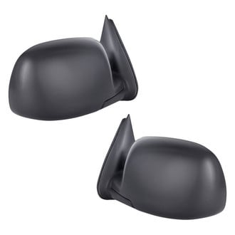 Replacement - Driver and Passenger Side Manual View Mirror Set (Non-Heated, Foldaway) (Standard Line)