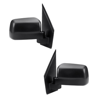 Replacement - Driver and Passenger Side Manual View Mirror Set (Non-Heated, Foldaway) (Standard Line)