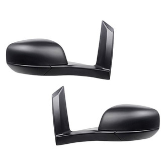 Replacement - Driver and Passenger Side Manual View Mirror Set (Non-Heated, Foldaway) (Standard Line)