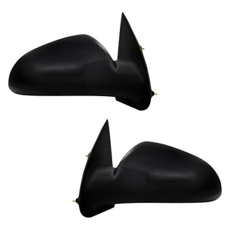 Replacement - Driver and Passenger Side Manual View Mirror Set (Non-Heated, Non-Foldaway) (Standard Line)
