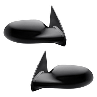 Replacement - Driver and Passenger Side Power Remote View Mirror Set (Non-Heated, Non-Foldaway) (Standard Line)
